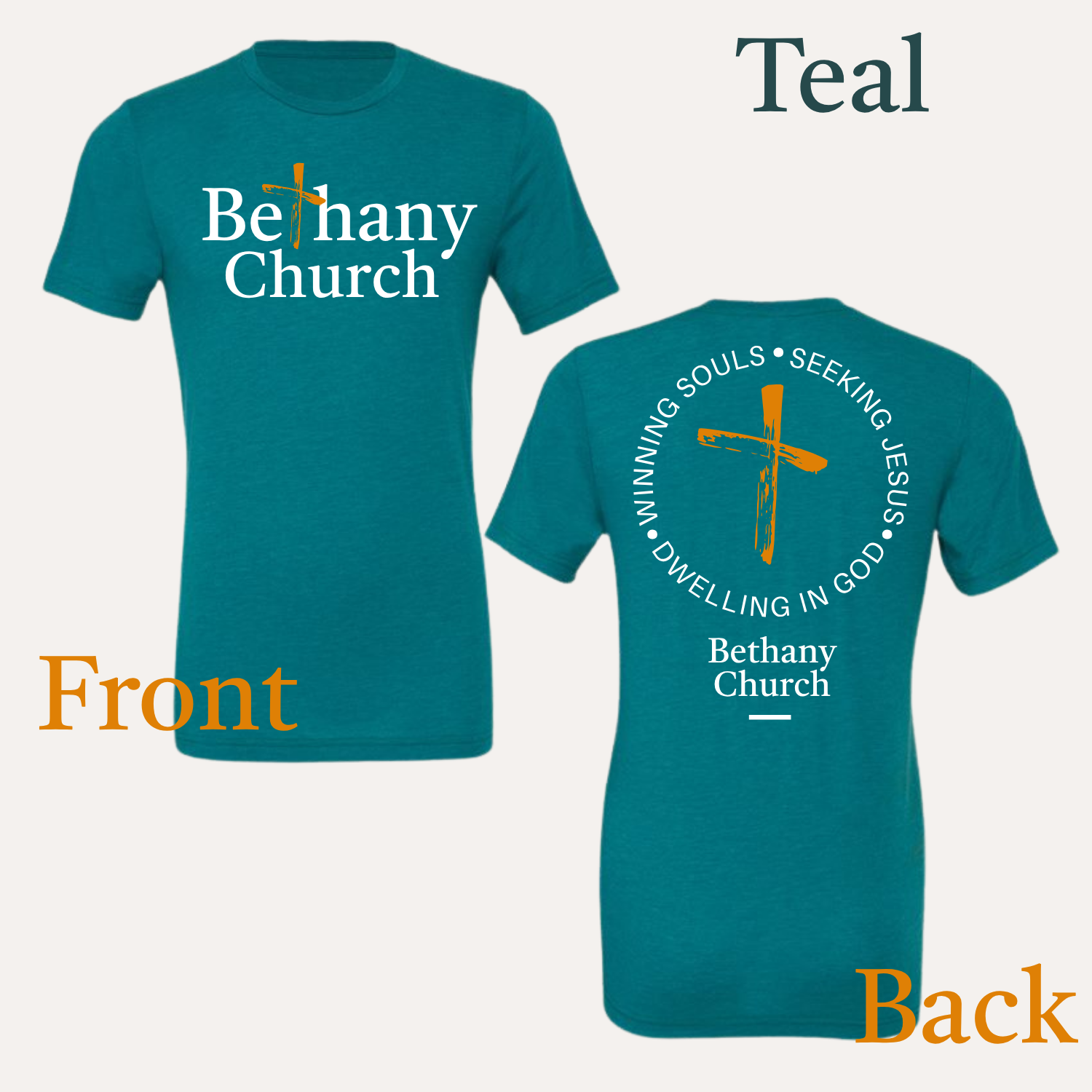 Teal Bethany Church T-Shirt