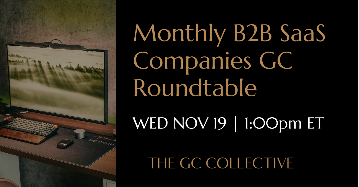 B2B SaaS Companies GC Roundtable