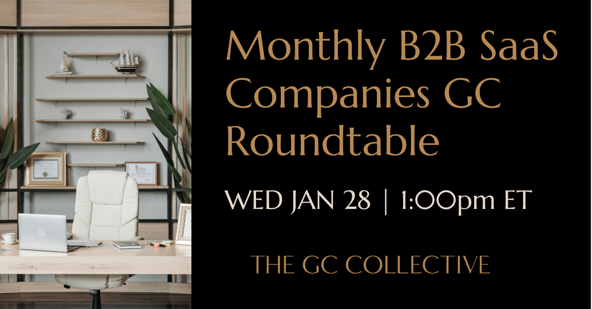 B2B SaaS Companies GC Roundtable