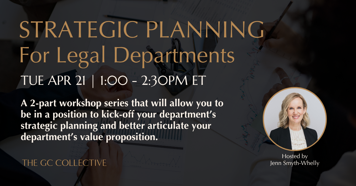 Strategic Planning for Legal Departments