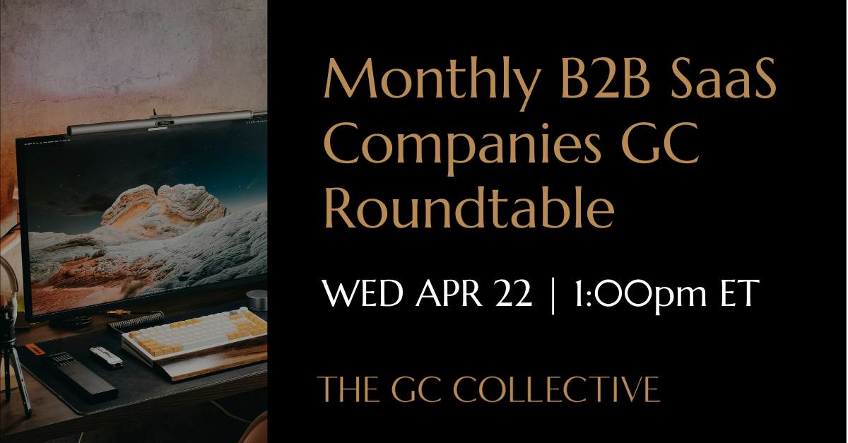 B2B SaaS Companies GC Roundtable