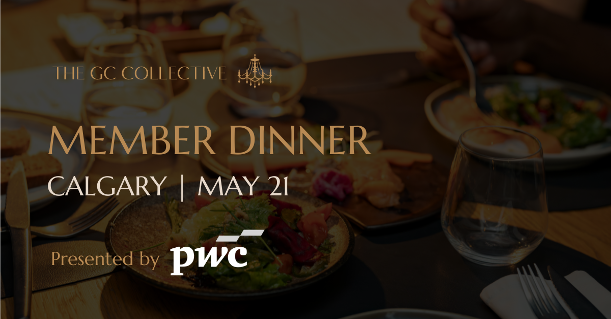 Quarterly Member Dinner in Calgary
