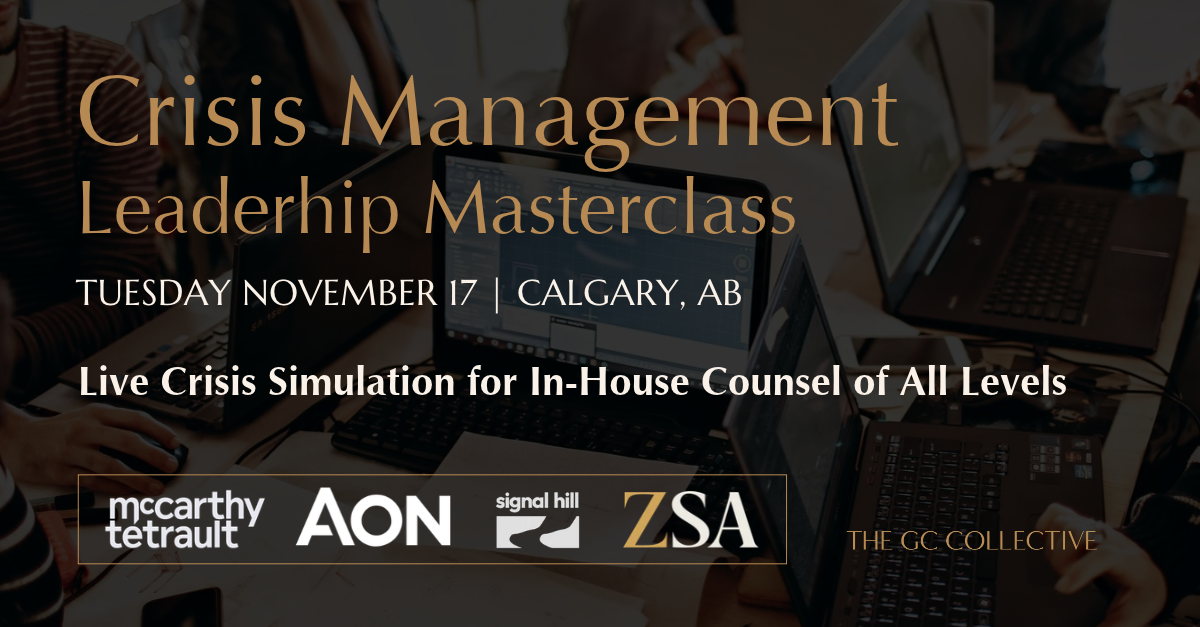 Crisis Management Leadership Masterclass in Calgary