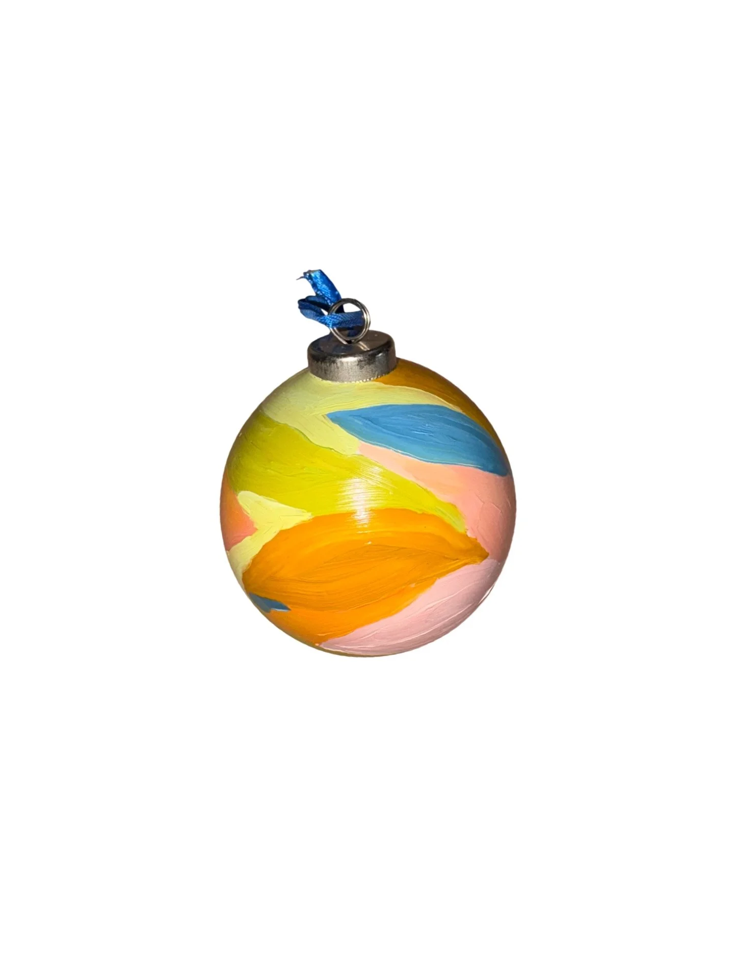 BLUE PALM ORNAMENT