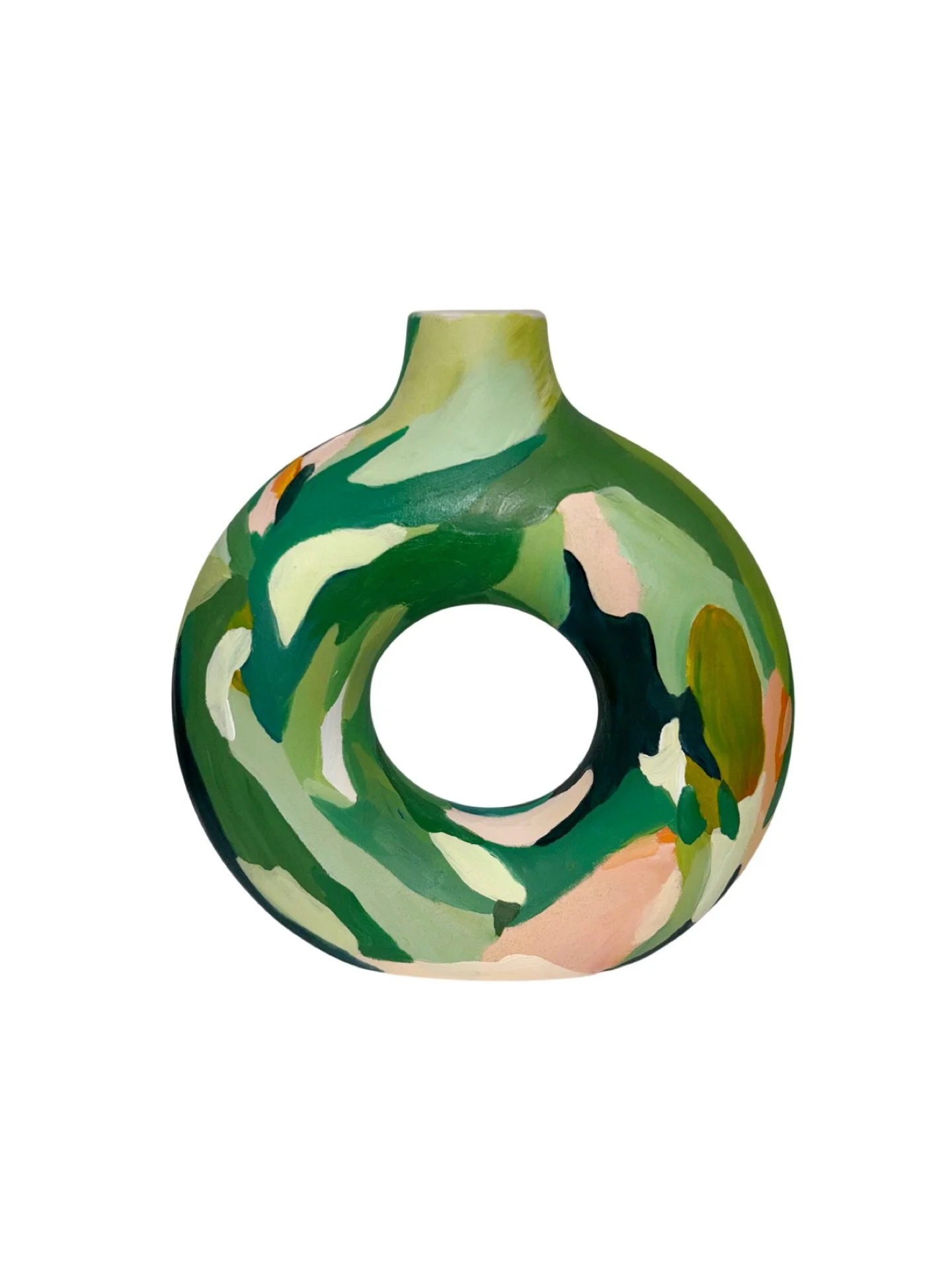 PALM PLANT VASE