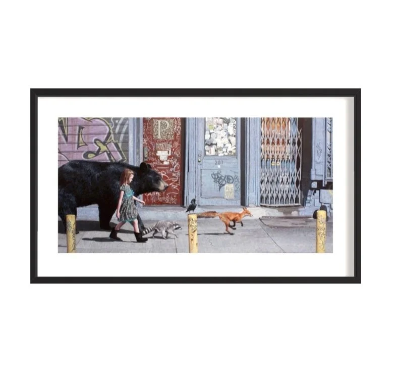 Large-scale abstract oil painting by Katlin Spain, available at 