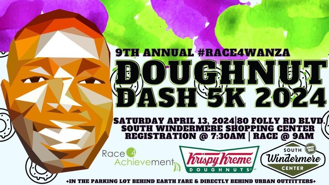 Doughnut Dash 5k takes place Saturday morning, April 13th. 🏃🏿&zwj;♂️There's still time to register at race4wanza2024.Eventbrite.com!  #Race4Wanza was created to memorialize the remarkable young man lost in the Mother Emanuel Church Massacre, TyWanz