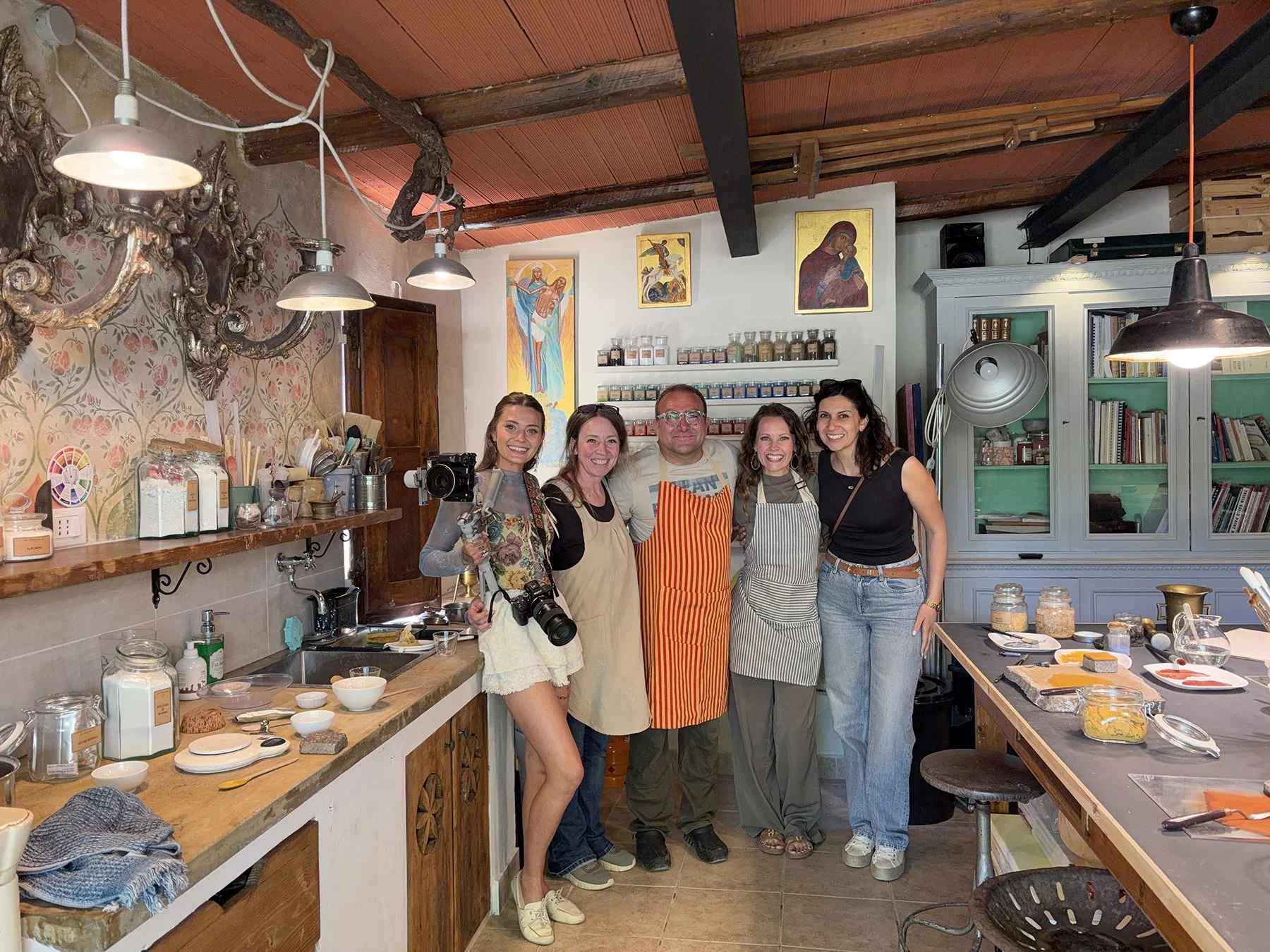 The words I didn’t have (and didn’t need) when visiting this Italian Artist Studio