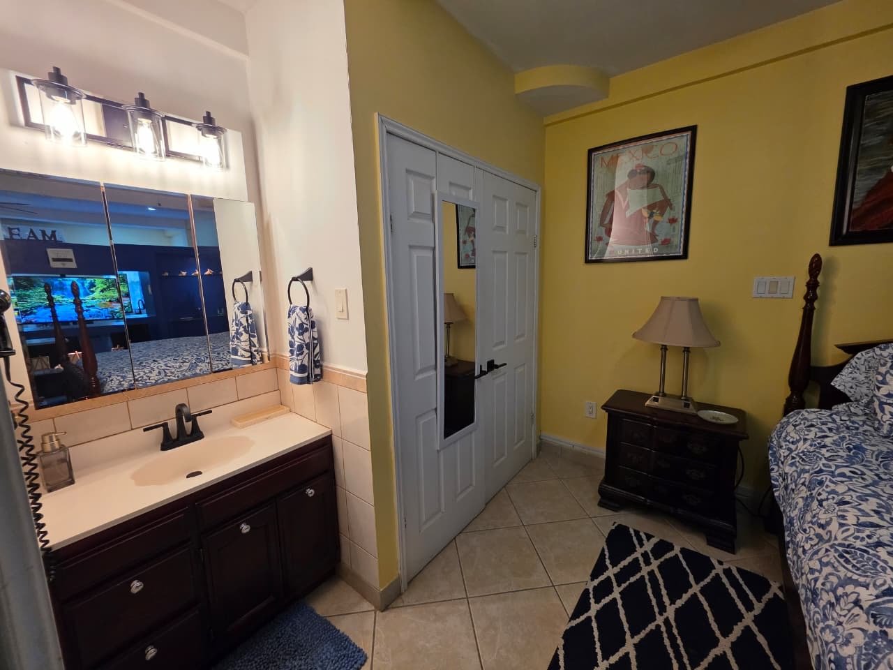 studio a casa belize airbnb closet vanity.JPG