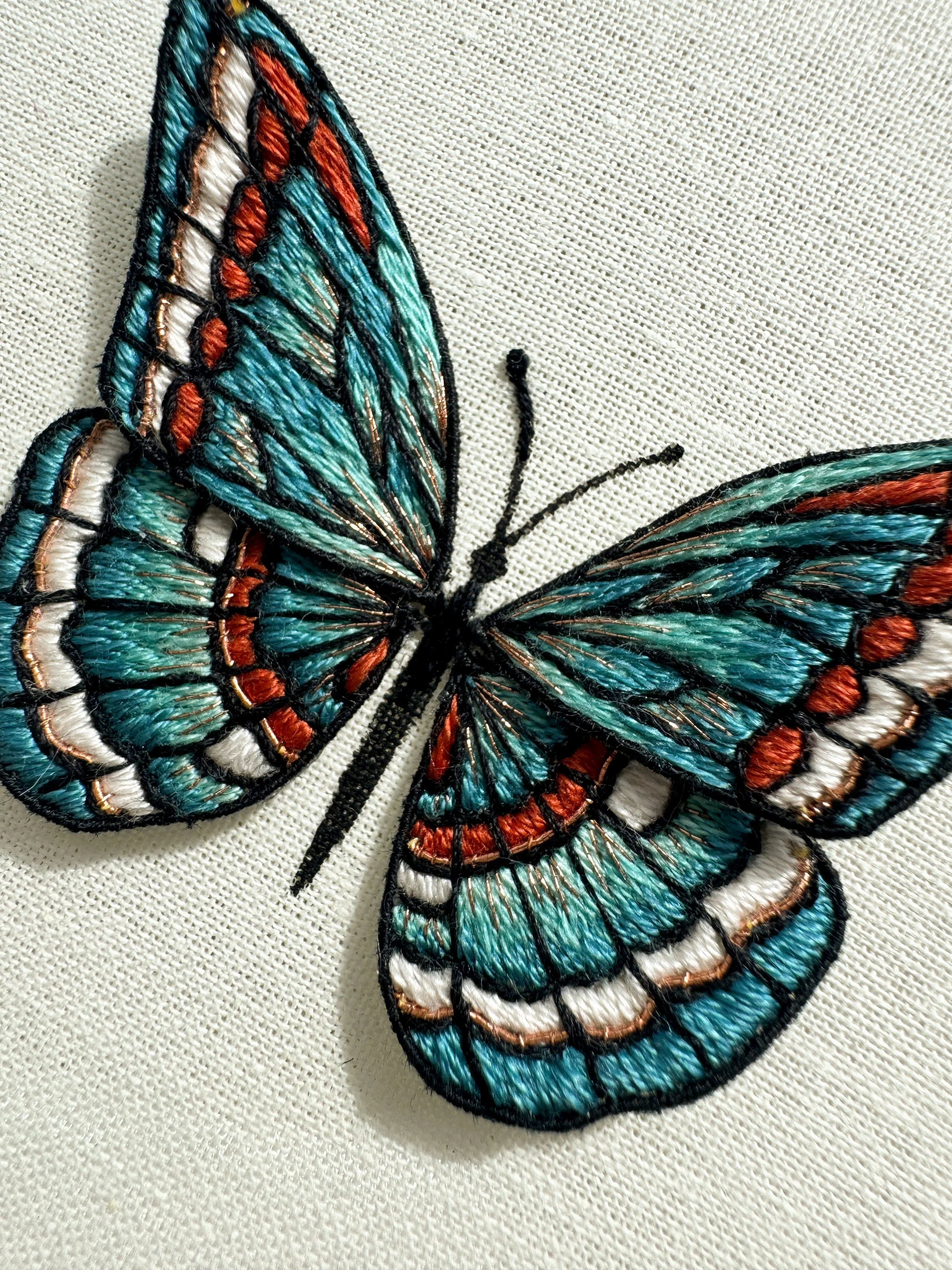 3D Embroidered Butterfly PDF Instruction Booklet