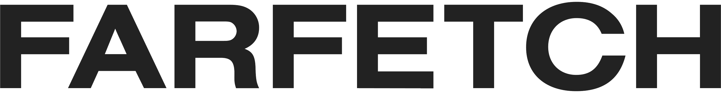 The word 'FARFETCH' in large, bold, black letters.