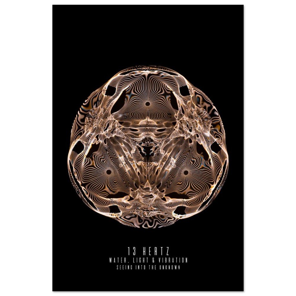 13  HERTZ  CYMATICS  POSTER
