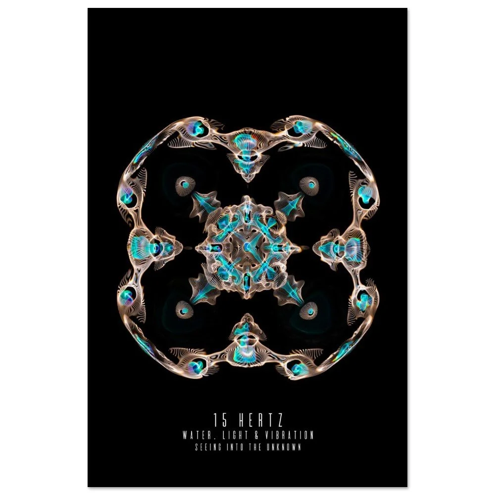 15  HERTZ  CYMATICS  POSTER