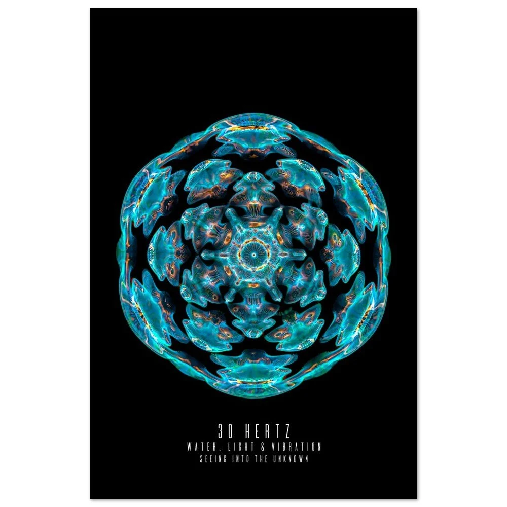 30  HERTZ  CYMATICS  POSTER