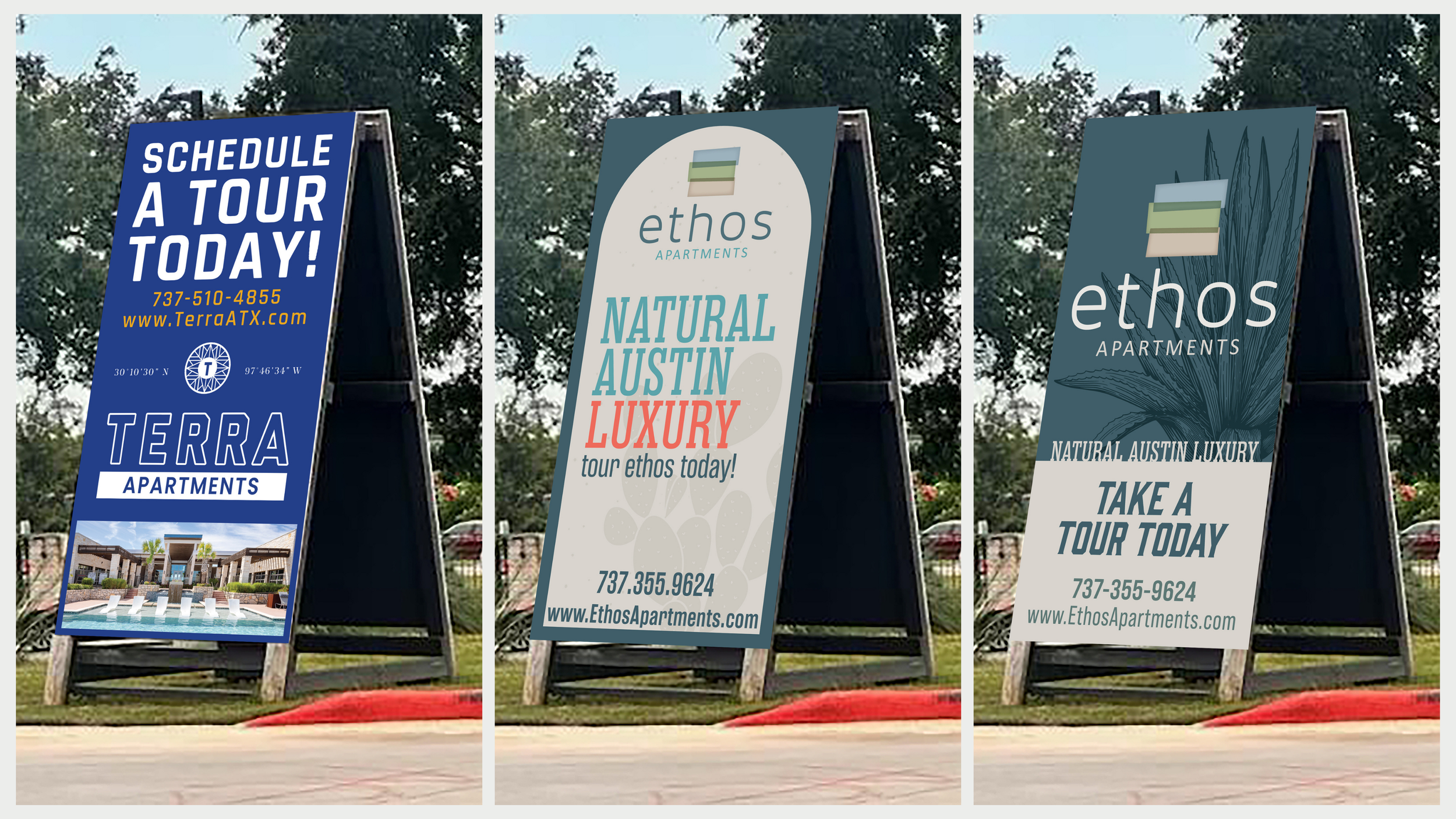 Various A-Frame Signs