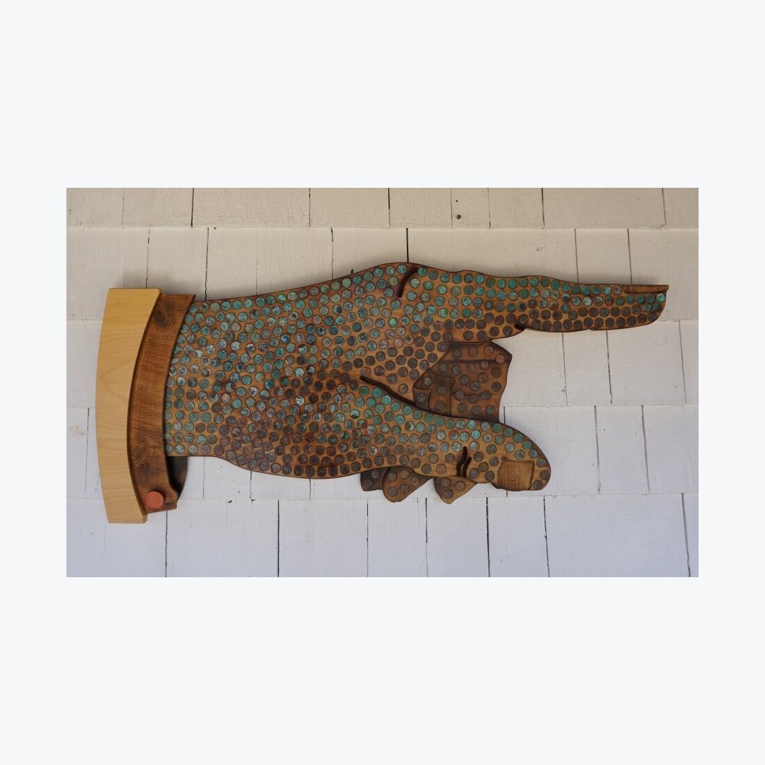 Mosaic Hand Sculpture
