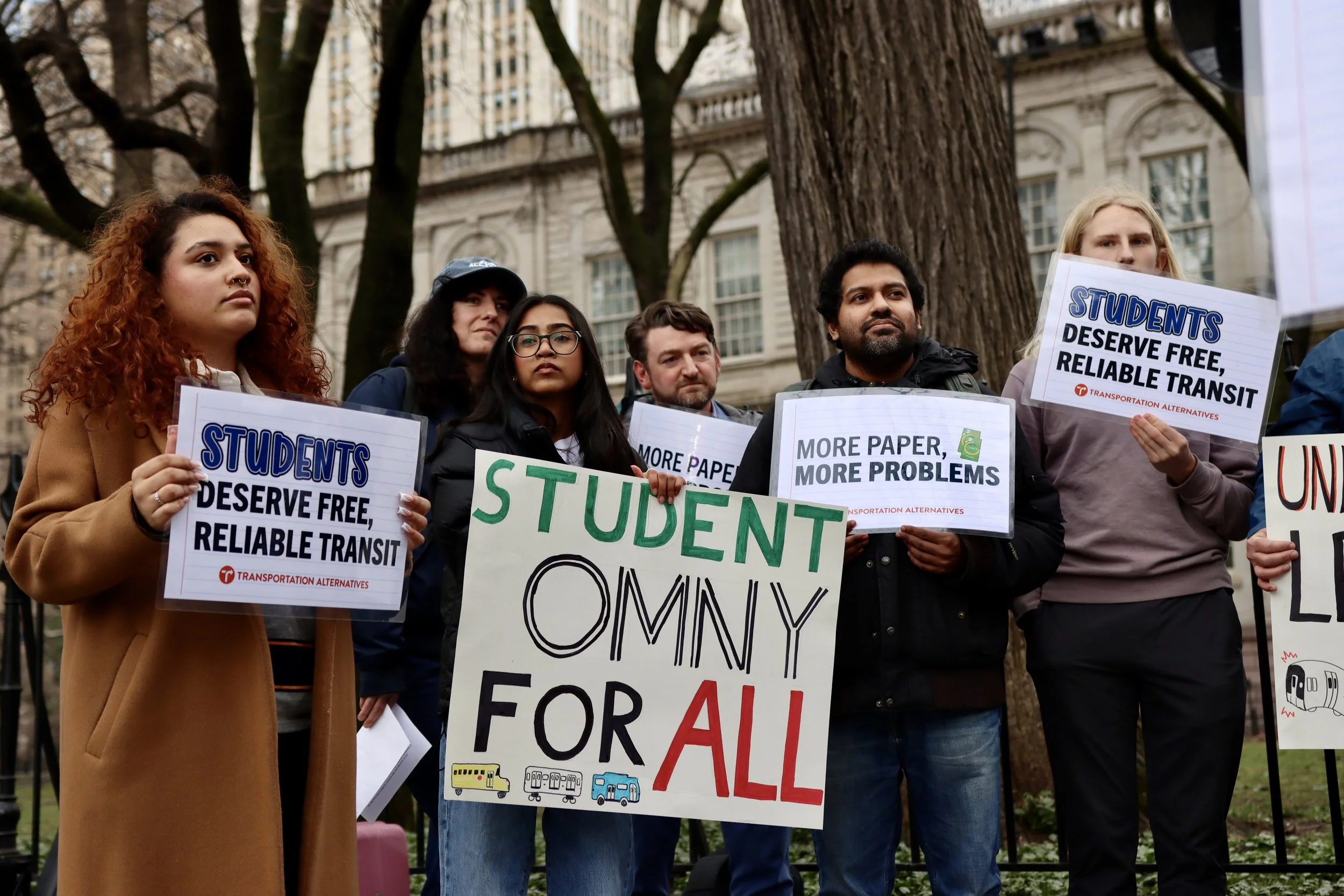 Borough President Hoylman-Sigal, CM’s Marte and Restler, Riders Alliance, the Permanent Citizens Advisory Committee to the MTA, and Students Rally for Expanded Student OMNY Cards&nbsp;