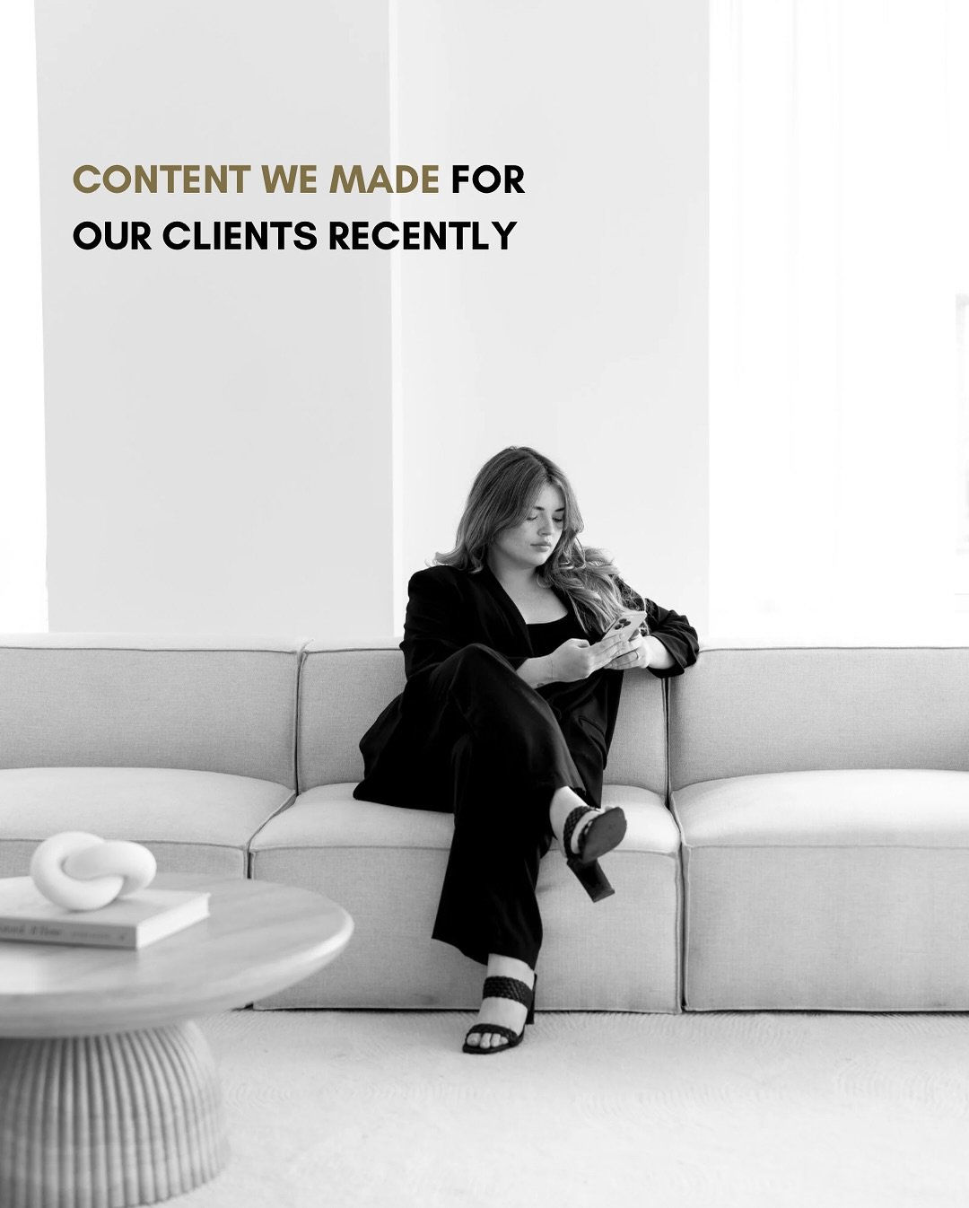 Content isn&rsquo;t just what we do...it&rsquo;s how our clients show up, scale up, and stand out.
 ⁠
From curated shoots to content days that filled out an entire month, July was packed with visuals that didn&rsquo;t just look good&hellip; they work