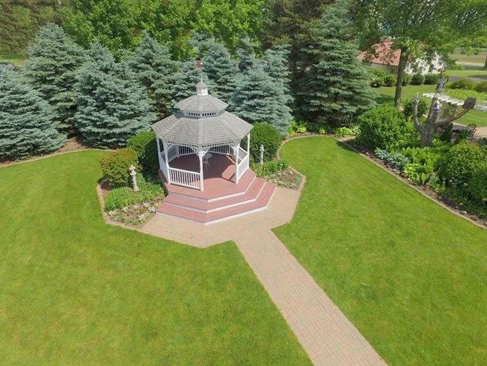 Arial view of Gazebo