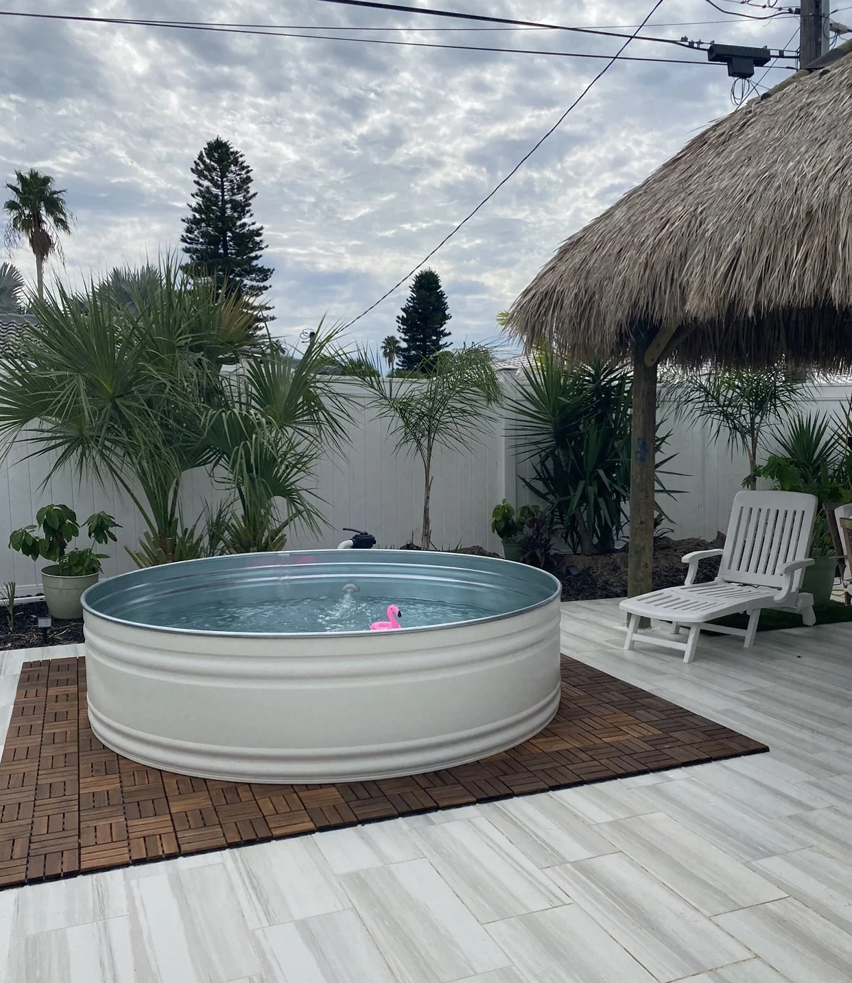 Shop Our Pools — Gypsy Pools | 8 ft Oval Galvanized Stock Tank Pool ...