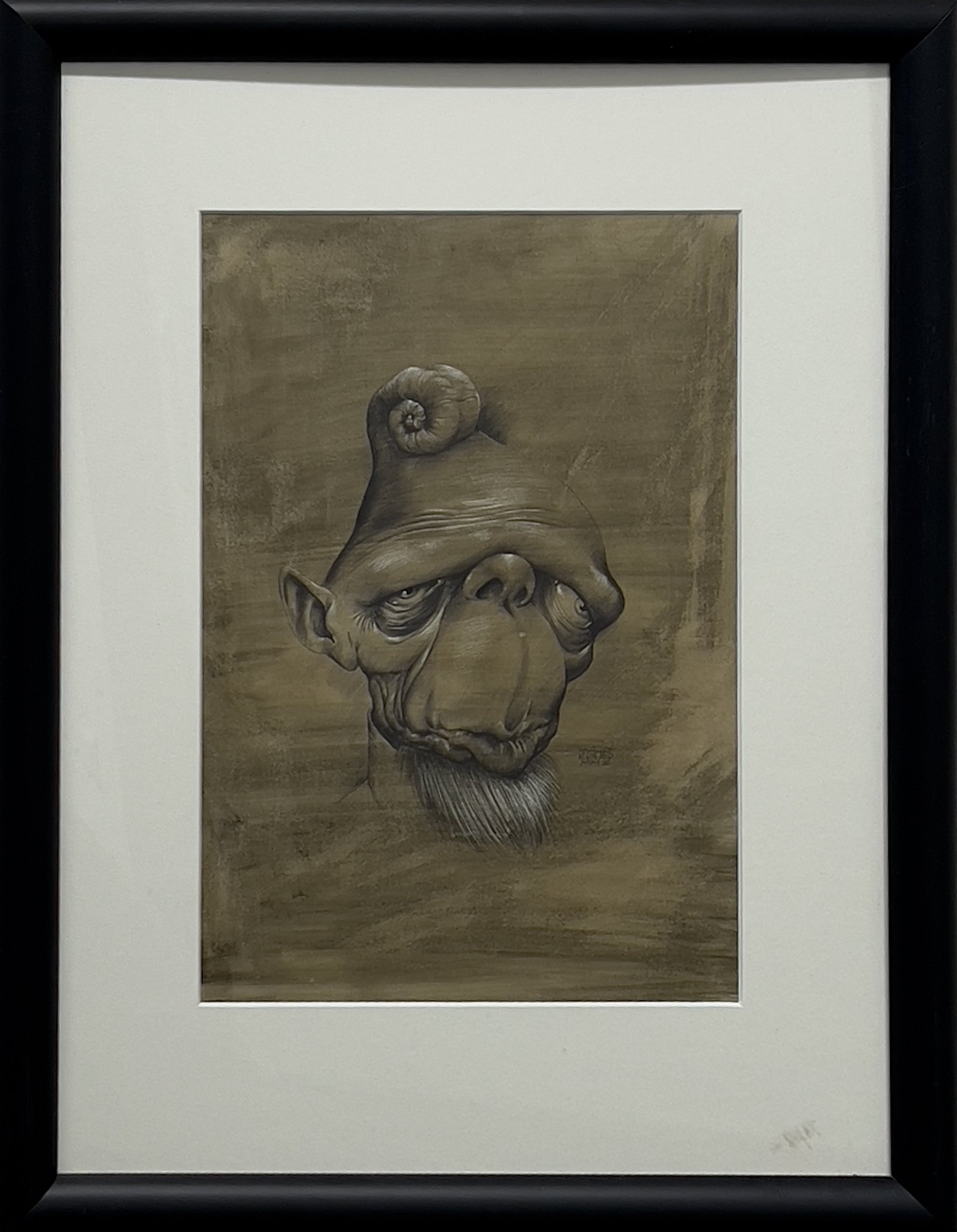 Uten tittel av Tor Kvarv (1953-2025), H 56 x B 44 cm, 2002, tegning, startpris kr. 6500