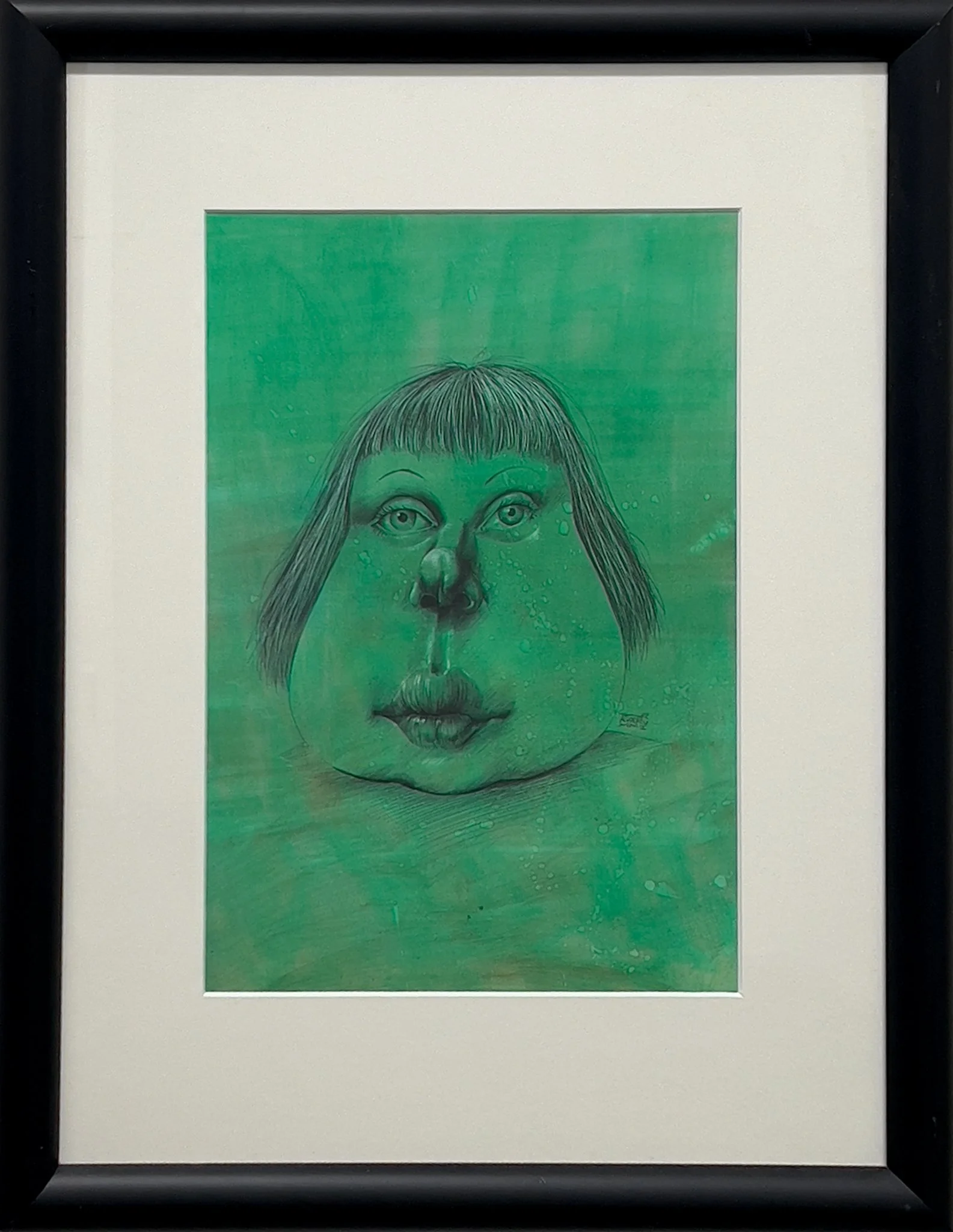 Uten tittel av Tor Kvarv (1953-2025), H 56 x B 44 cm, 2002, tegning, startpris kr. 6500