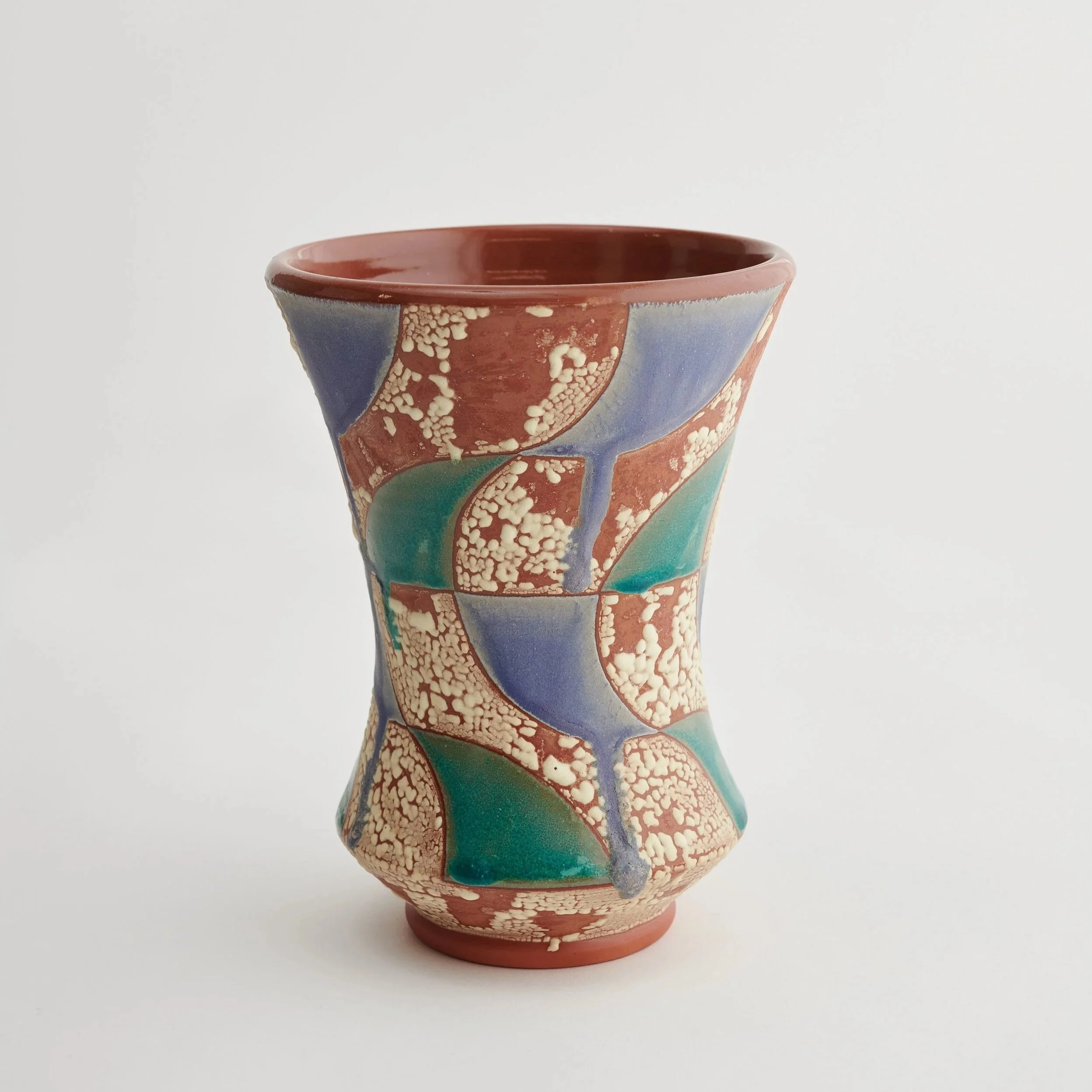 Bell Vase with Crawling Fins