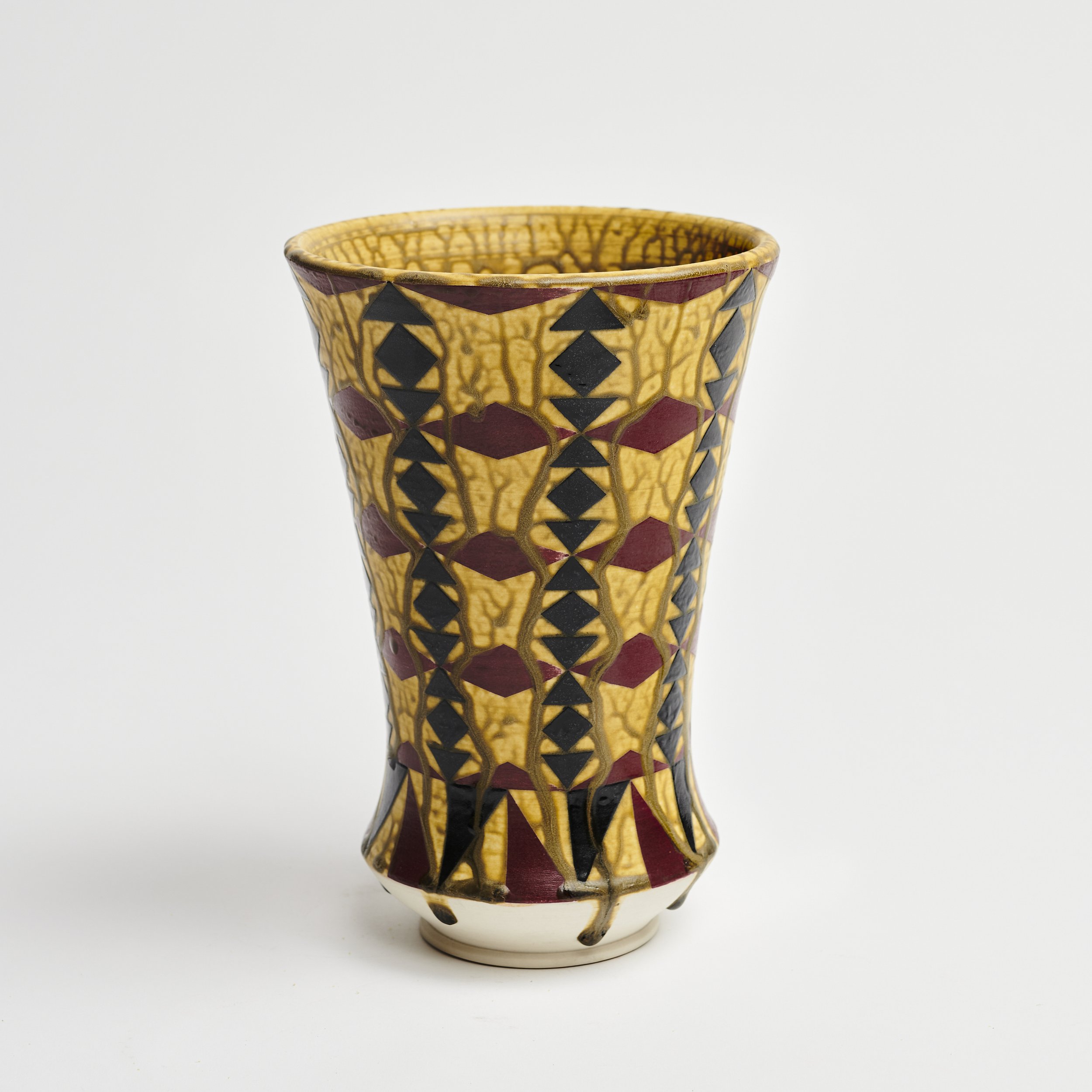 Bell Vase with Star-Pattern