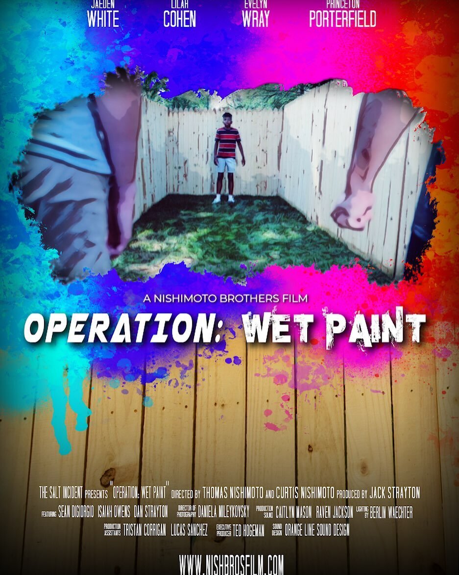 Check out the poster for our next short film, Operation: Wet Paint!

Poster design by Ted Hogeman

#shortfilm #filmposter #poster #posterdesign #shortfilms #indiefilm #independentfilm