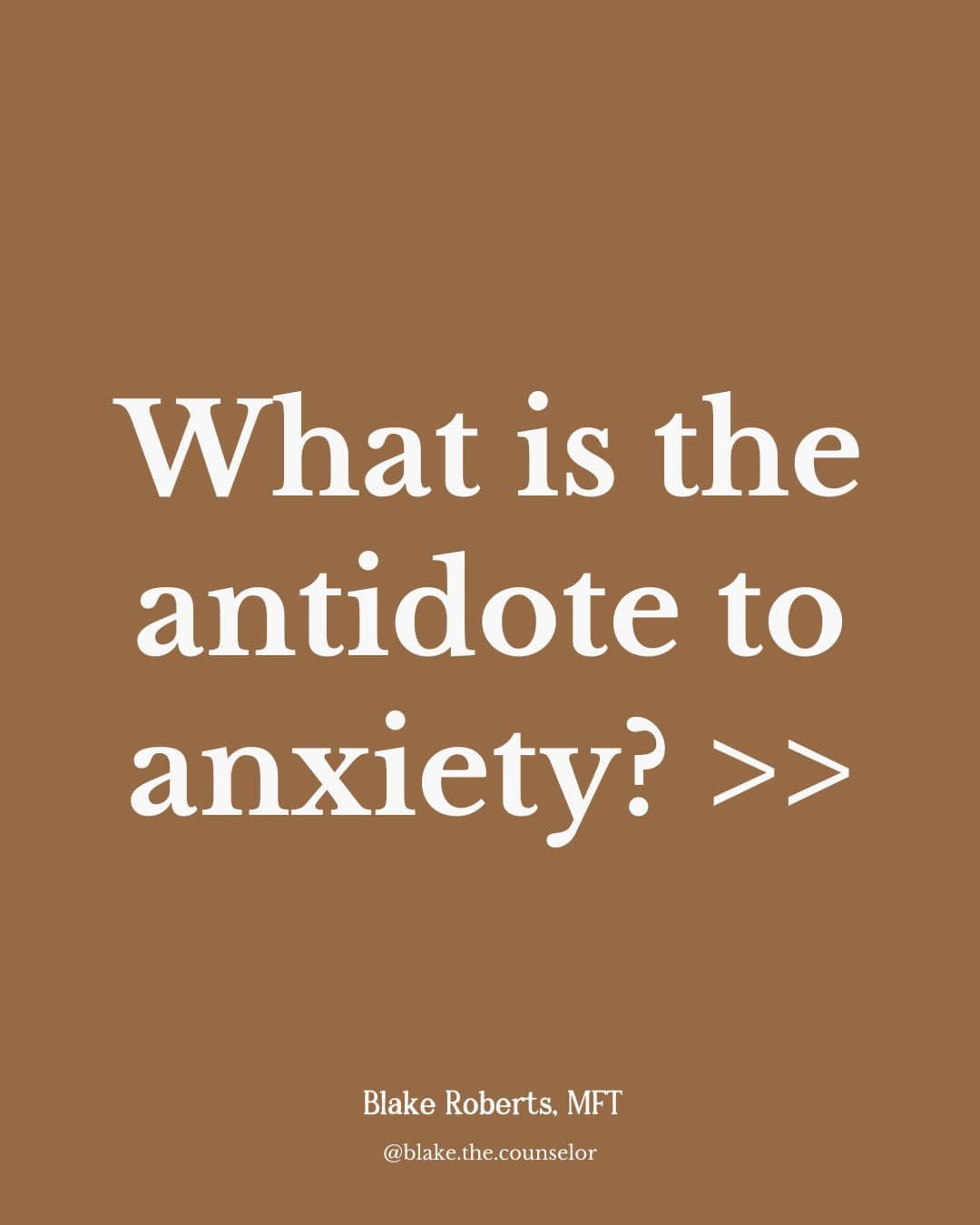 If you've ever googled &quot;how to overcome anxiety&quot;...

You might have seen something along the lines of &quot;the antidote to anxiety is action.&quot; 

Which isn't necessarily wrong, but it can also communicate that anxiety is bad and you ju
