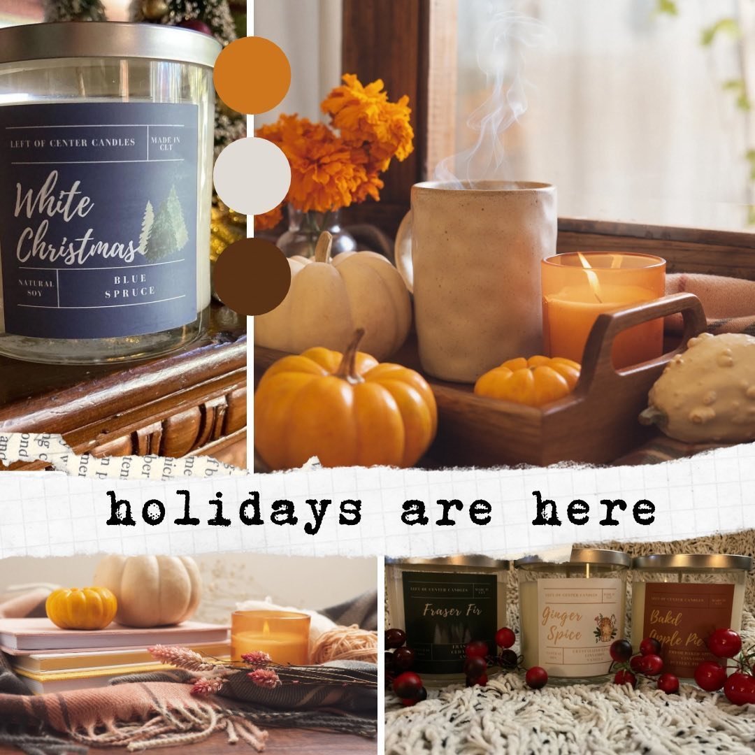 Believe it or not, the holidays are here. I am still taking special orders, booking workshops and events. Reach out if you would like to book an event or place special orders for your friends, family, colleagues, neighbors etc. Holiday candles will b
