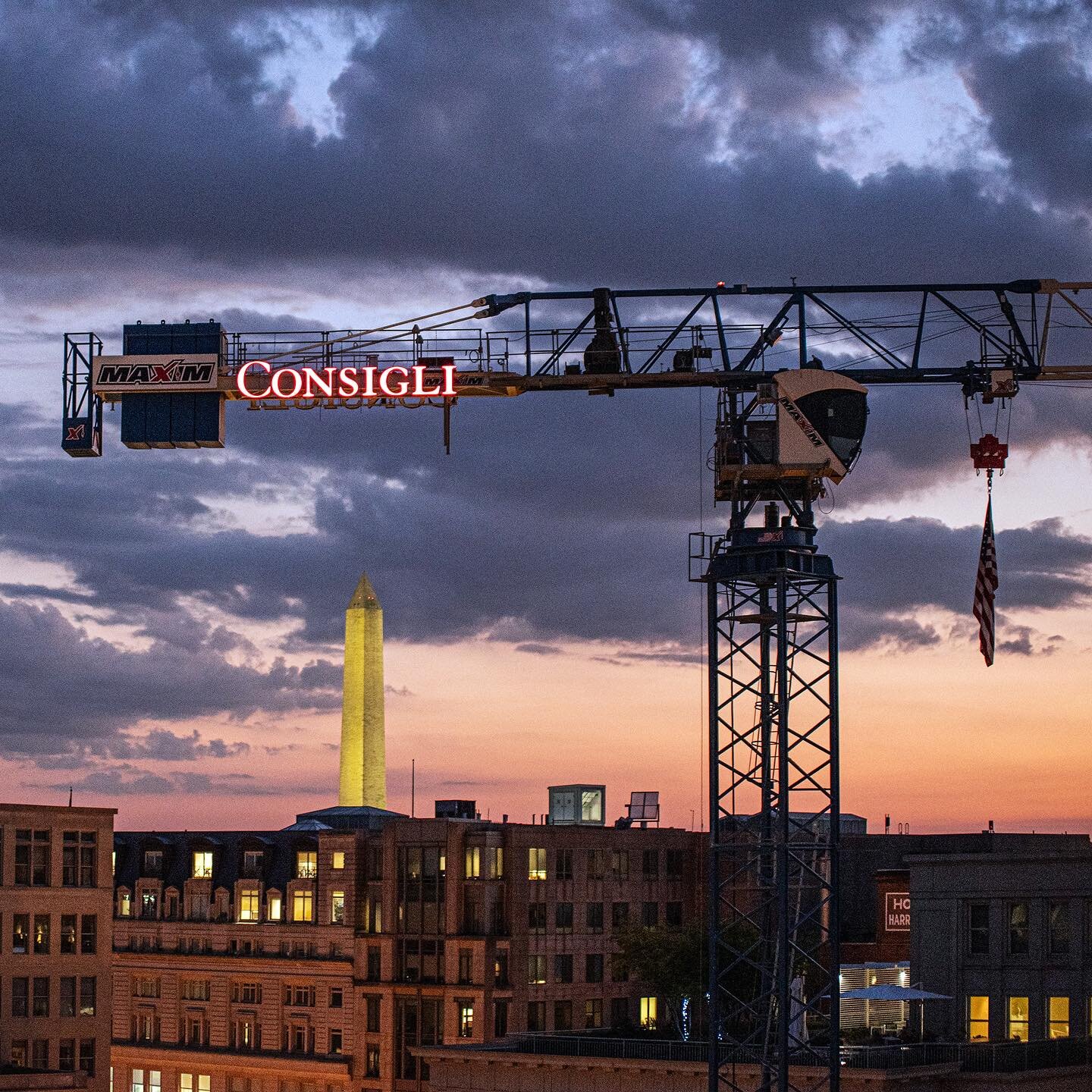 There are many cranes in DC, but this one is our favorite. The tower crane at the historic @fordstheatre, will help our client, Consigli, build the theater&rsquo;s new performance and event venue, and expand its programming and rehearsal space. 

@co