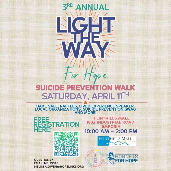 3rd Annual Light the Way for Hope Suicide Prevention Walk