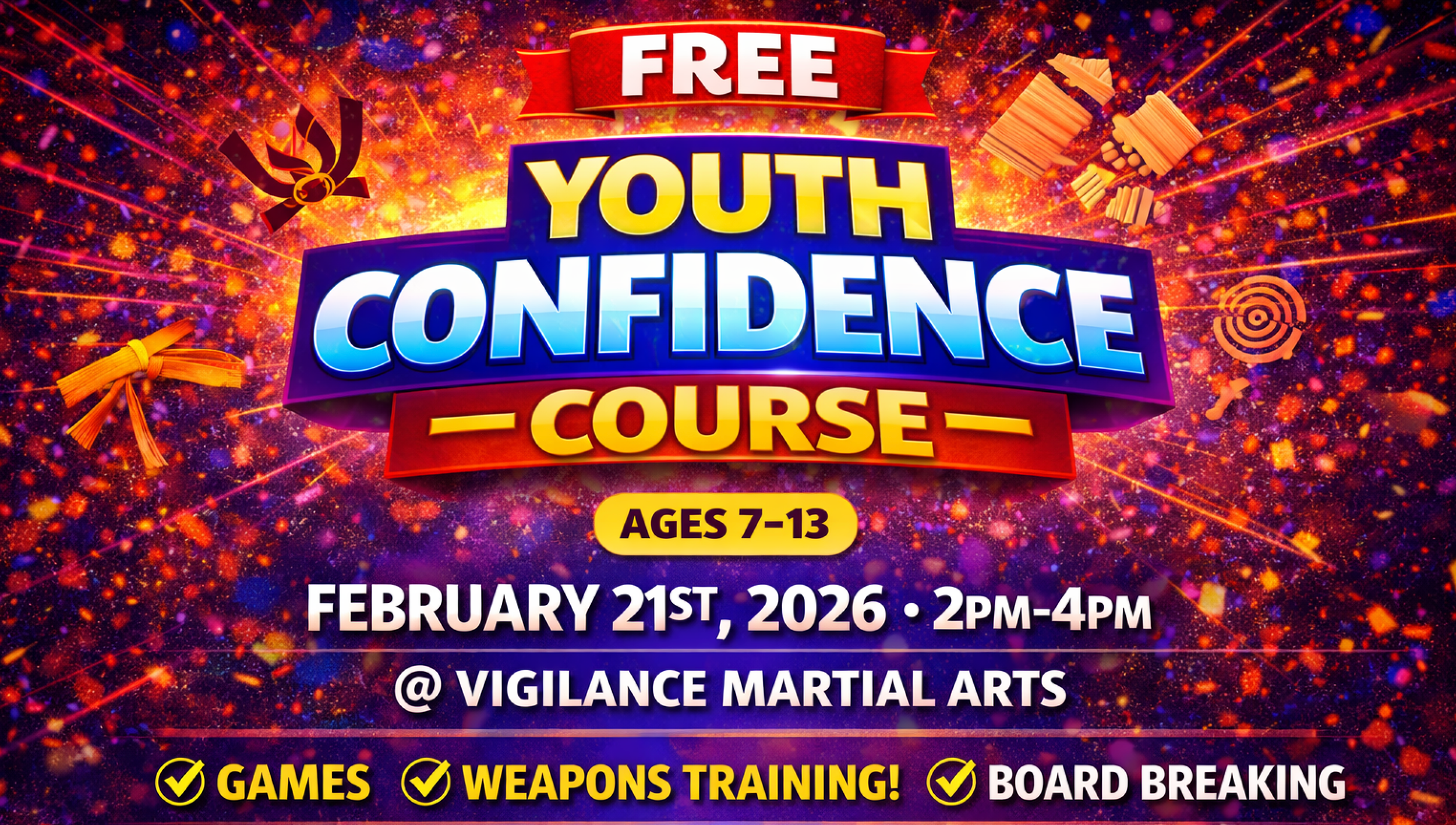 Vigilance Martial Arts FREE Events