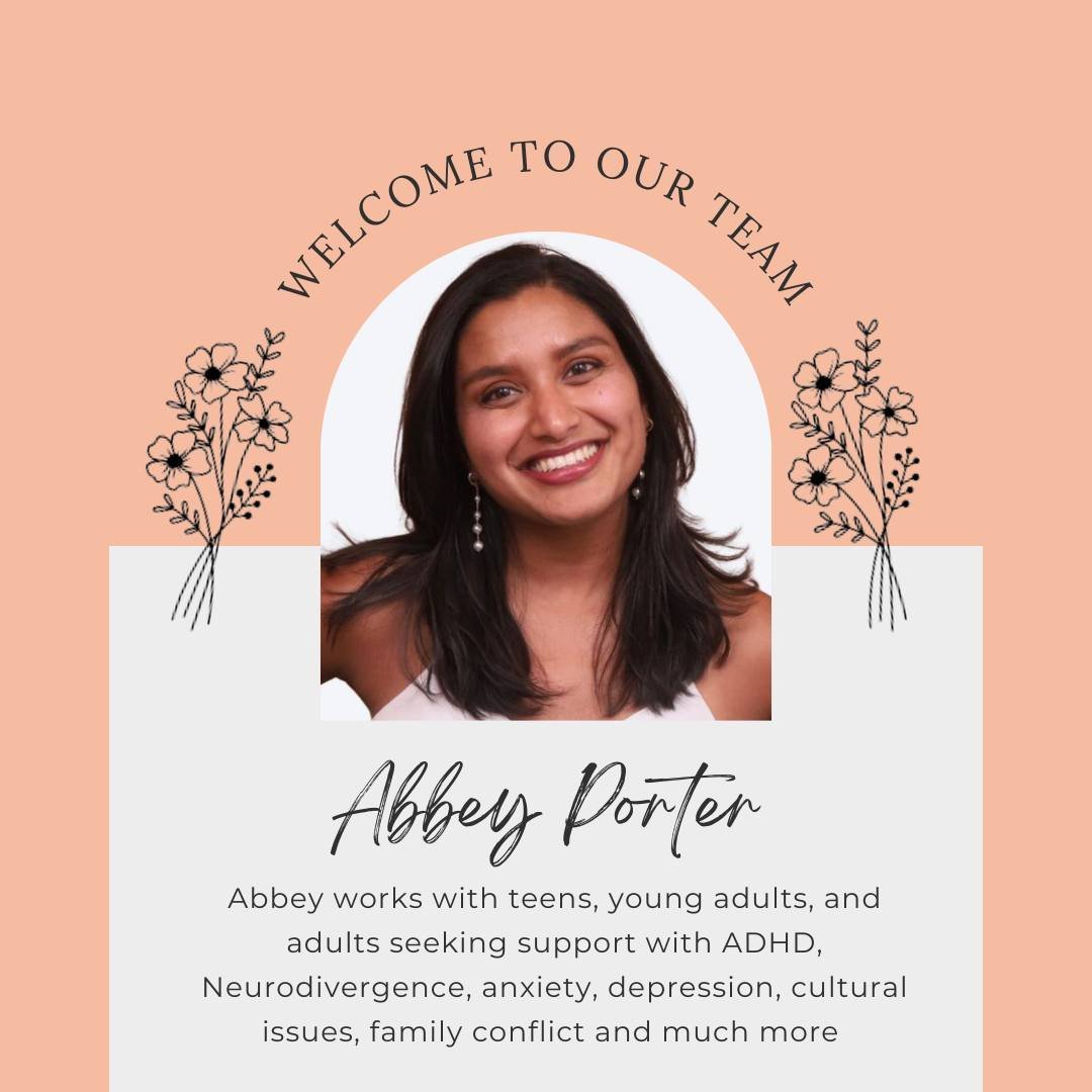 Abbey is joining Fancy Therapy as an Independent Contractor! 🌟 

Abbey works with teens, young adults, and adults seeking support with ADHD, Neurodivergence, anxiety, depression, cultural issues, family conflict and much more.💭 

Do you think Abbey