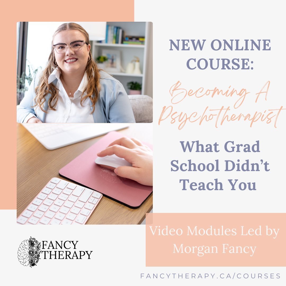 We are extremely excited to be launching our brand new online course today: Becoming a Psychotherapist- What Grad School Didn&rsquo;t Teach You. 🎉 

Our course consists of several video modules and a collection of resources that is perfect for new t
