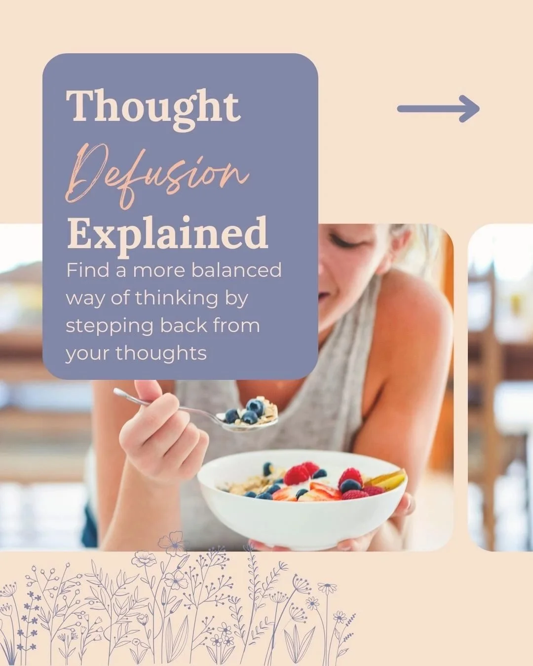 💭 Have you ever had a thought that resembles:
“I'm not good enough.”
“They're judging me.”
“I'll never get this right.”
And even though part of you knows it's not true, it feels challenging to manage?
Thought d
