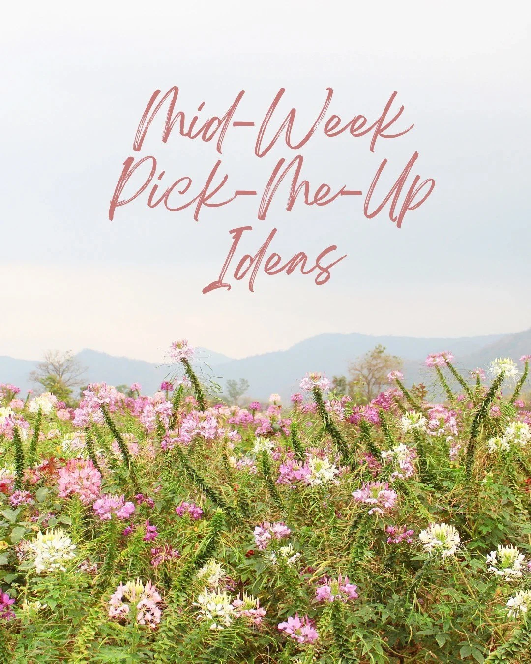 It's already half way through the week! Here are our ideas for a pick me up when you need to recharge!

&bull; &bull; Name one need and take the first step toward meeting it without guilt 💛
&bull; Check your boundaries and where you may be overexten