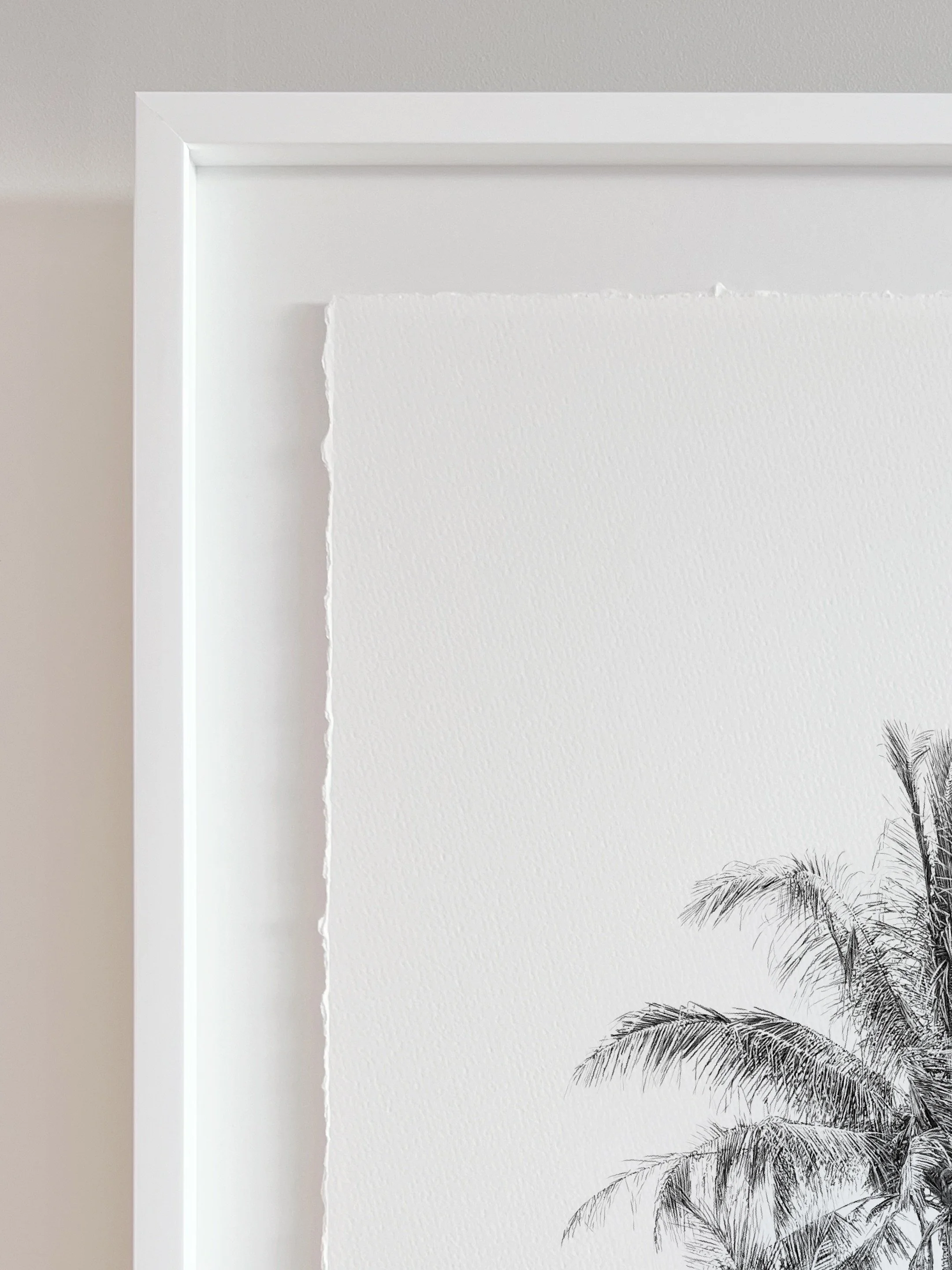 NEW ✨ Daydream Shores &mdash; this one is spectacular and huge! At 2AO scale, its impact in a room is magnificent, and as you step closer the intricate details within the palms reveal more the longer you look. So many beautiful elements from hand rip
