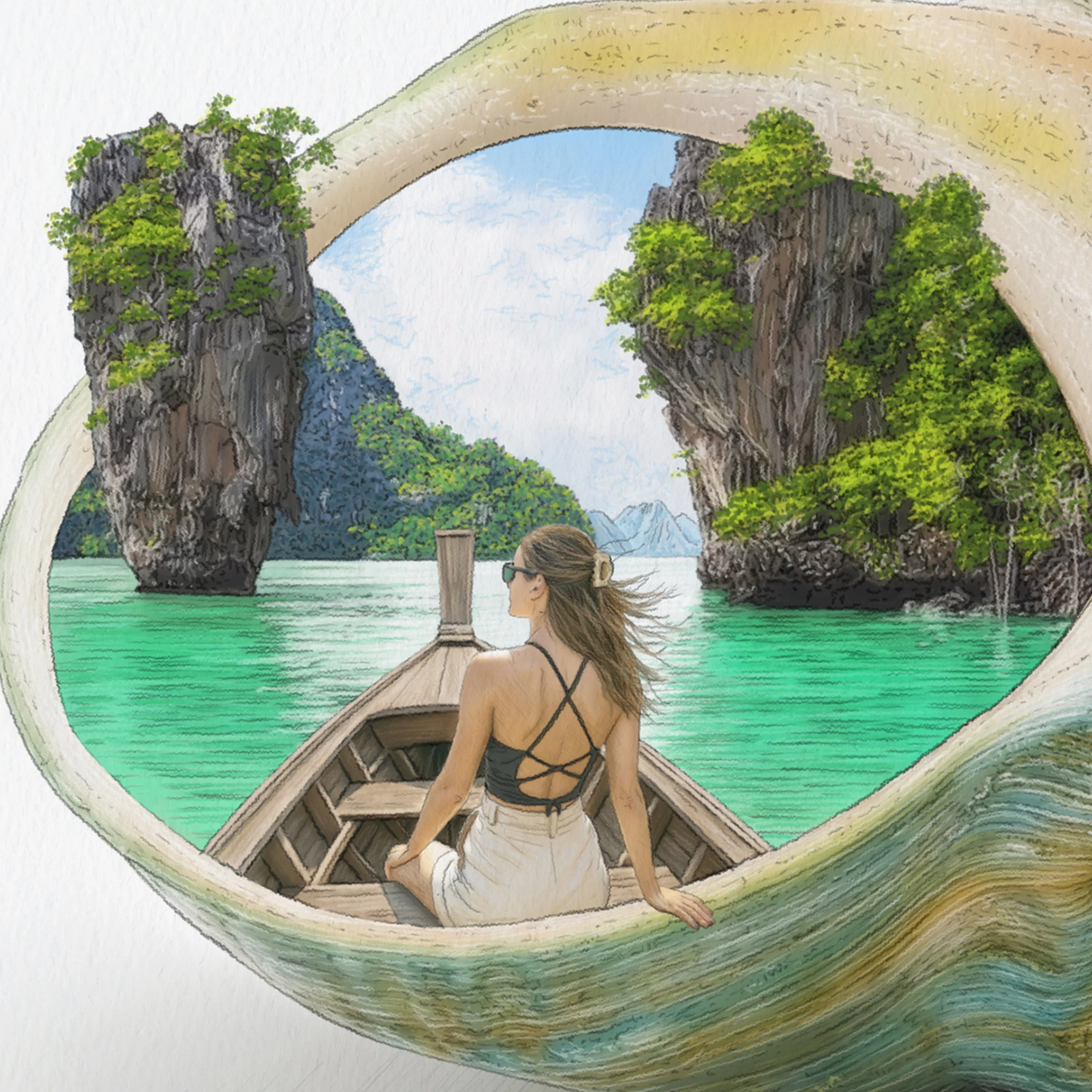 Kait DArcy Art Seashells Punting in Phuket Website 3.jpg