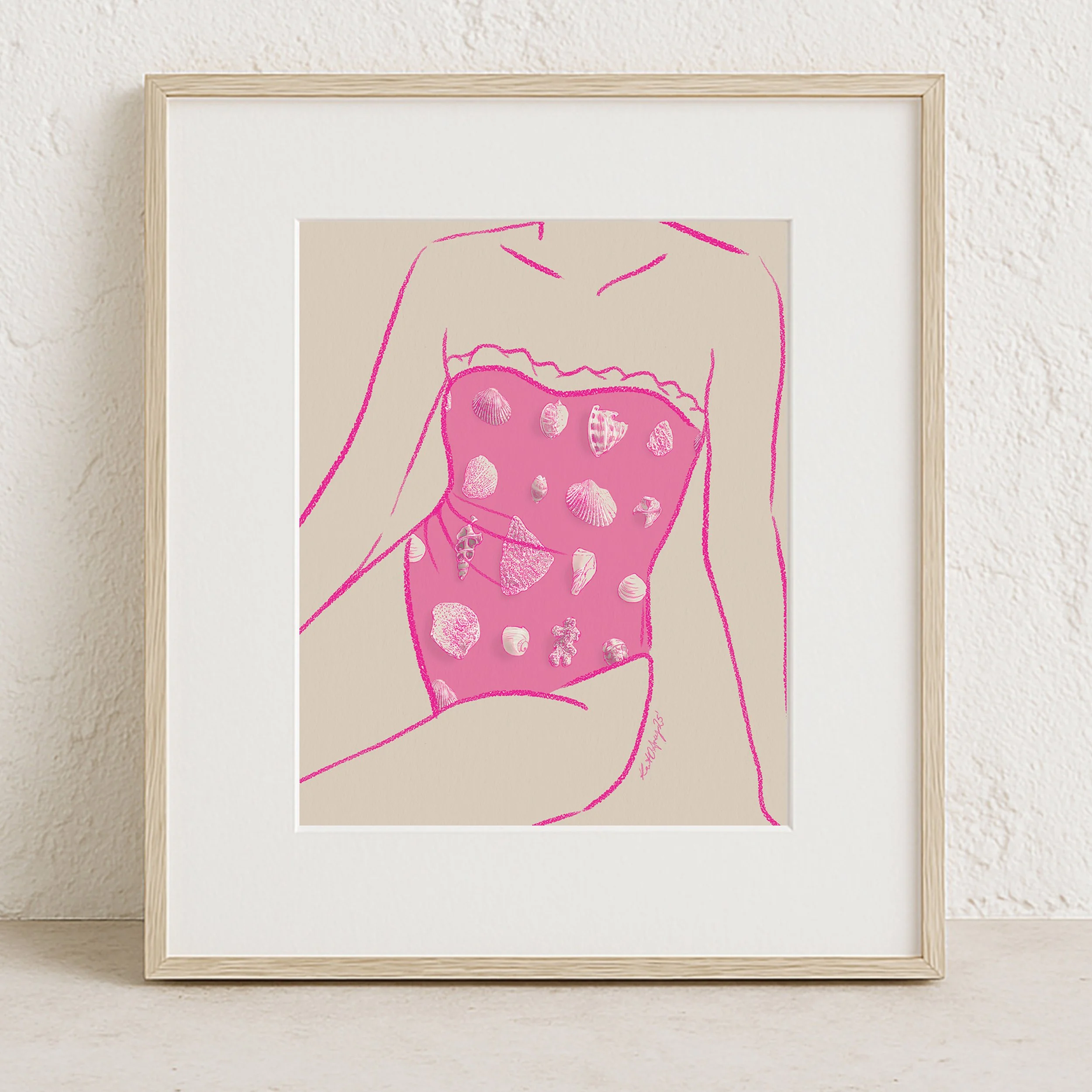 Kait DArcy Shell Foundlings Magenta Swimsuit Babe Website 3.jpg