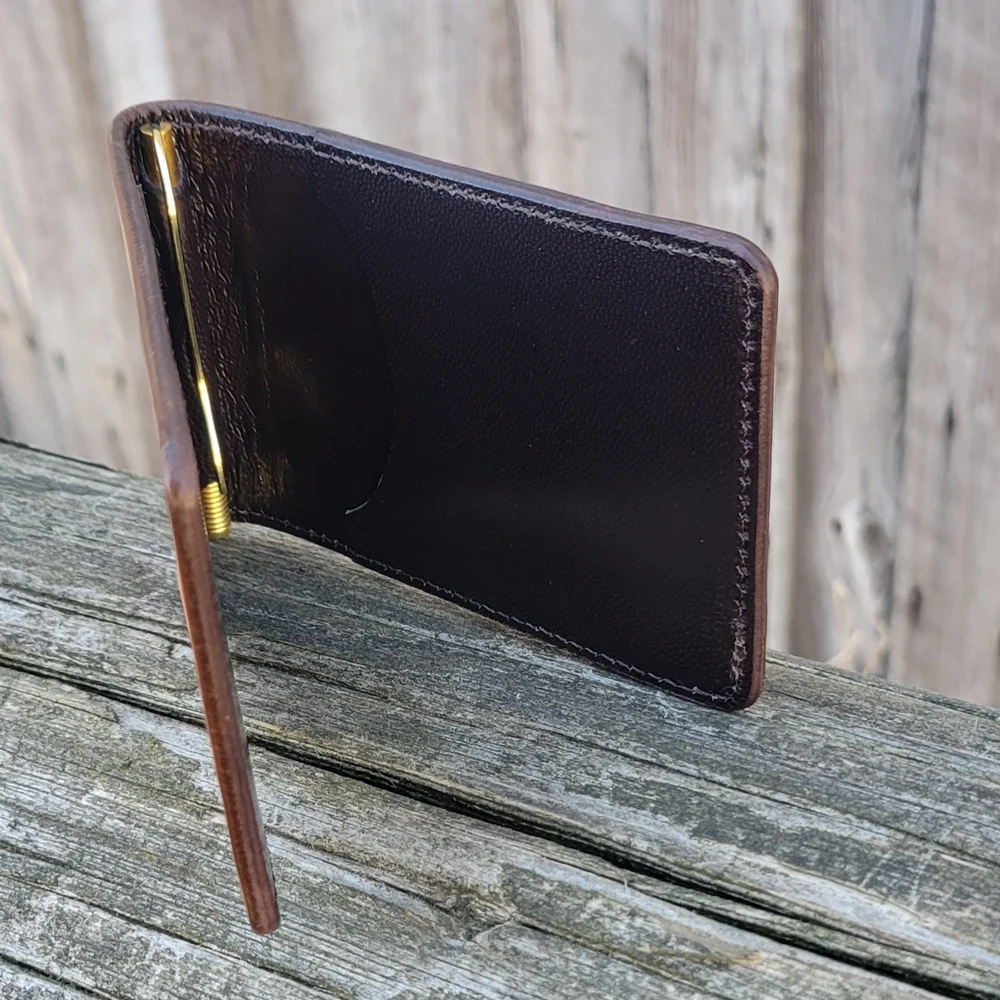 Leather Money Clip Wallet without Tooling — 33 Ranch & Saddlery, LLC