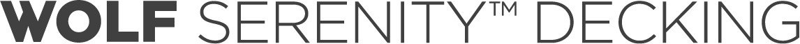 Wolf Serenity Decking logo and TM
