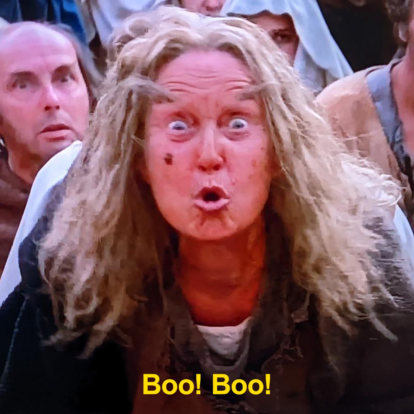 Image of old lady booing from Princess Bride