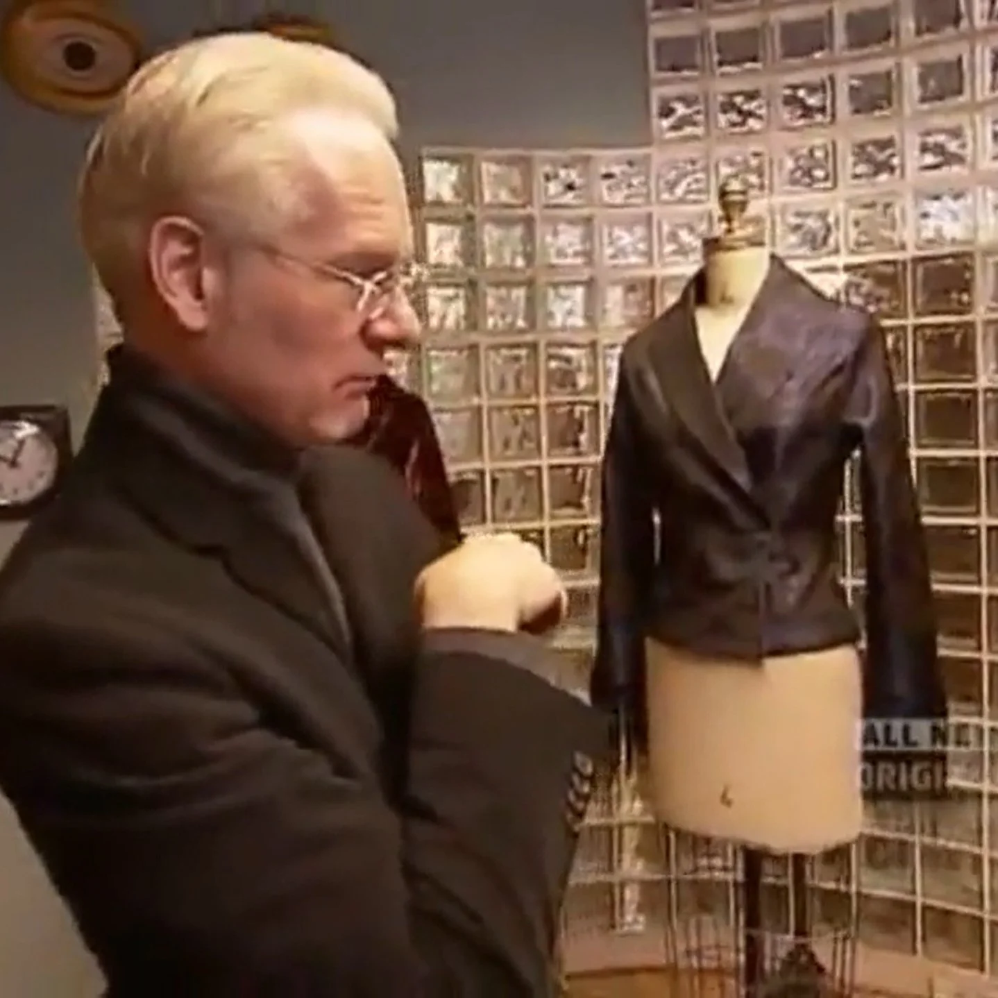 Image of Tim Gunn looking a little put-off in a clip  from Project Runway