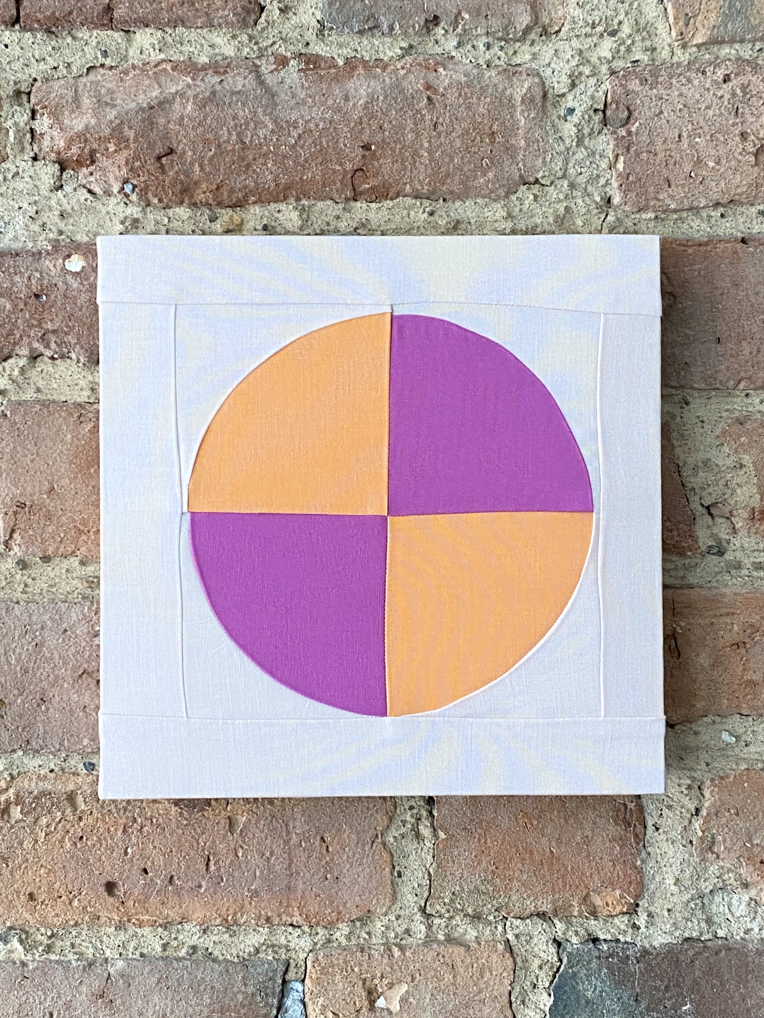 Wall Quilt #3 — Neon Snowball