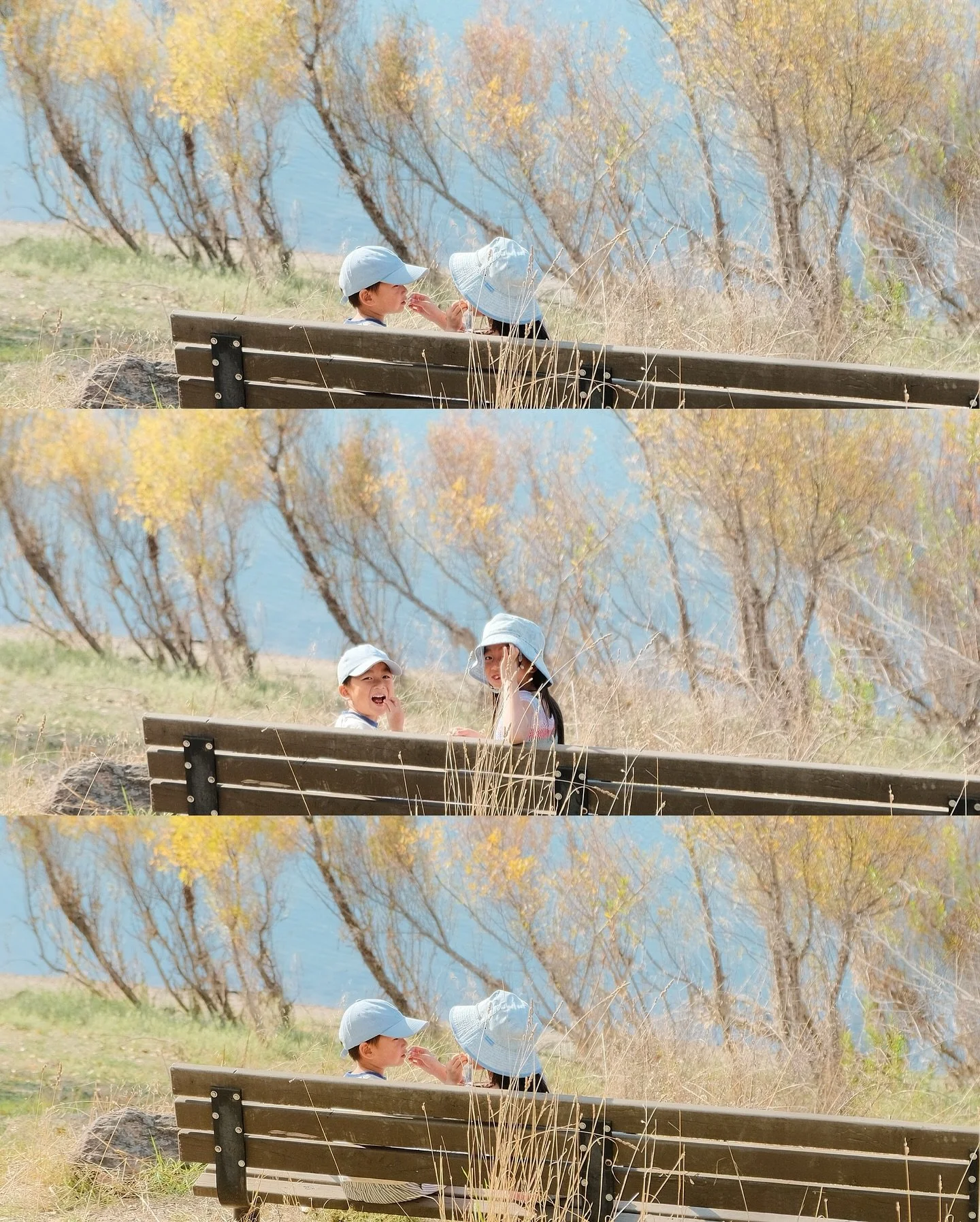 Wandering through golden leaves in light linen and bare feet to the lake - enjoying the last warm day before fall fully settles in 🍂🍁

There&rsquo;s something so tender about capturing siblings in moments like this - their laughter echoing, their b