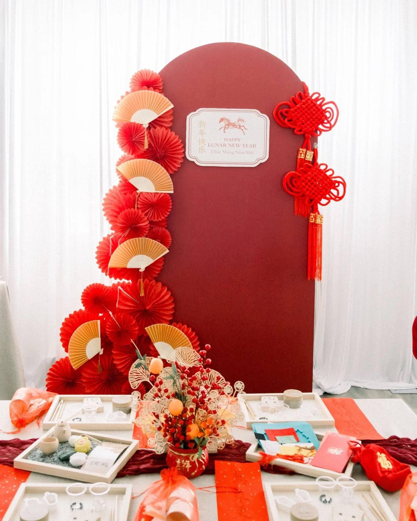 There is a distinct magic in the details of a private celebration. 🏮

For this Lunar New Year gathering, the intentionality behind every element&mdash;from the interactive activity stations to the curated culinary display&mdash;created an atmosphere