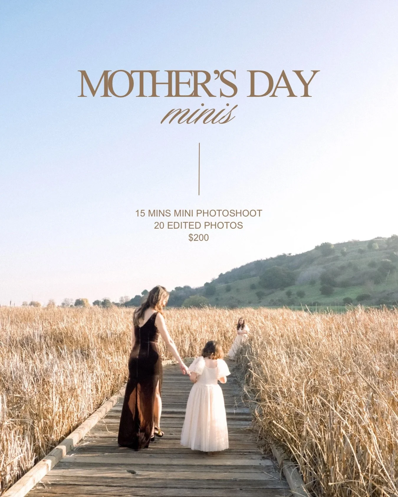 April 18th, 25th 🌹 Fremont, CA

I&rsquo;m inviting you to Mother&rsquo;s day mini session.

A simple, timeless minishoot to focus on what matters most, the connection between you and the little ones.

A 15 mins session &mdash; perfect for little one