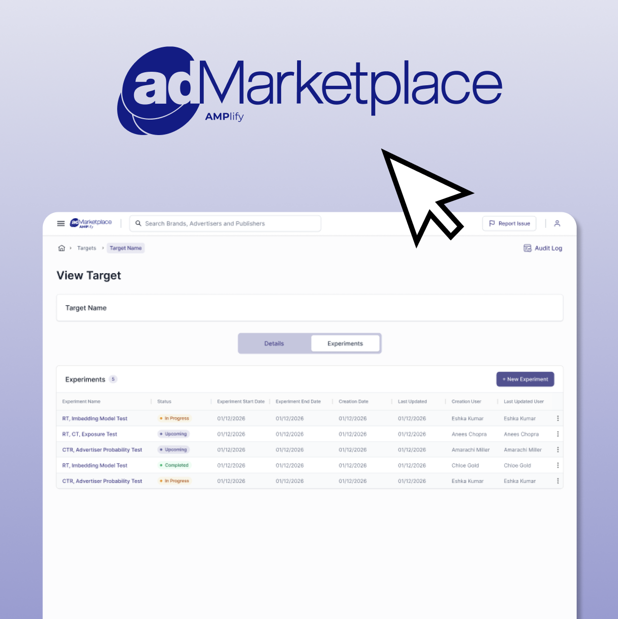Experimental Platform [adMarketplace]